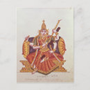 Search for goddess vertical postcards Saraswati