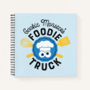Search for cookie monster foodie truck notebooks Sesame street gonger