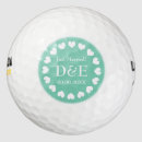 Search for wedding favors golf balls Bride and groom