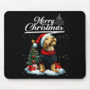 Recherche de noël terrier tapis souris Amoureux des chiens