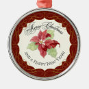 Search for first year in new home ornaments Poinsettia