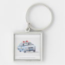 Search for police car keychains Transportation