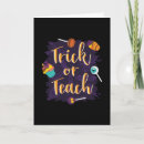 Search for teachers halloween cards Witch