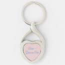 Search for metallic color keychains Pink