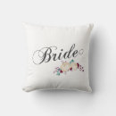 Search for bride pillows Watercolor