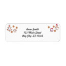 Search for gingerbread return address labels Winter holiday