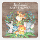 Search for jungle safari stickers Baby shower