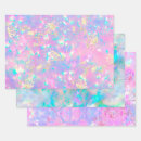 Search for gemstones wrapping paper Girly