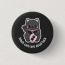 Recherche de chat noir de kawaii badges Pour tous