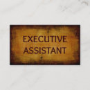 Search for executive assistant business cards Professional