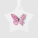 Search for pink butterfly ornaments Flower
