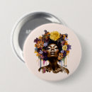 Search for afro hair buttons Black woman