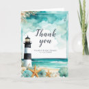 Search for beach bridal shower thank you cards Shells