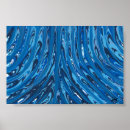 Recherche de cascade bleue posters Peinture