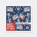 Search for family napkins 4th of july
