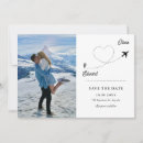 Search for aeroplane save the dates Heart
