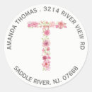 Search for initial t stickers Floral