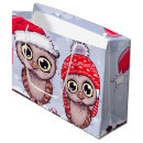 Search for christmas owl gift bags Elegant