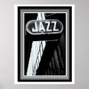 Search for vintage jazz posters Black