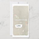 Search for funeral celebration of life postcards Sympathy