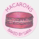 Search for pink macaron stickers Bakery