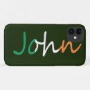 Recherche de drapeau irlandais iphone coques Blanc
