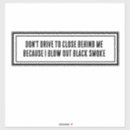 Search for vehicle sign stickers Funny