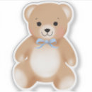Search for first 1st birthday party stickers Teddy bear