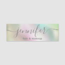 Search for hair stylist name tags Holographic