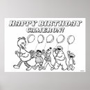 Recherche de sesame street decor Fête d'anniversaire