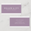 Recherche de couleur mauve cartes visite Maquillage
