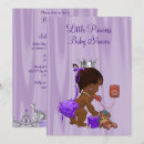 Search for lilac princess baby shower invitations For her