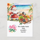 Search for beach santa claus postcards Hawaii