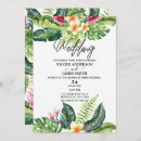 Search for tropical flowers wedding invitations Plumeria