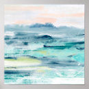 Search for watercolor waves painting posters Coastal