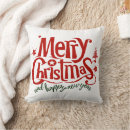 Search for happy new year throw pillows Merry