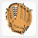 Search for baseball glove stickers Player