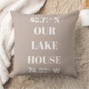 Search for lake house pillows Map coordinates
