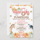 Search for pink pumpkin 1st birthday invitations Harvest