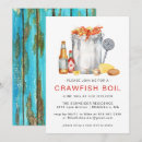 Search for mardi gras crawfish invitations Watercolor