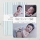 Recherche de bonjour monde invitations Bébé garçon