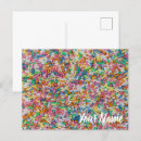 Search for coloured background postcards Food