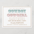 Recherche de western gender reveal invitations Cowboy