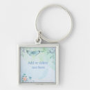 Search for blue butterflies keychains Watercolor