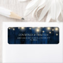 Search for rustic fall wedding return address labels Navy blue