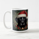 Search for black santa mugs Dog lover