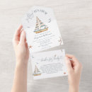 Search for sailboat baby boy shower invitations Under the sea