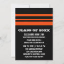 Search for black and orange graduation invitations Modern