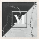 Search for marble monogram coasters Vintage
