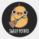 Recherche de patates douces autocollants Panier végétal